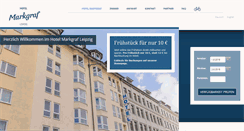 Desktop Screenshot of markgraf-hotel-leipzig.com